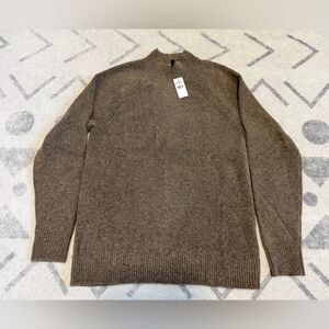 Express Men's Turtleneck Sweater in Rich Brown